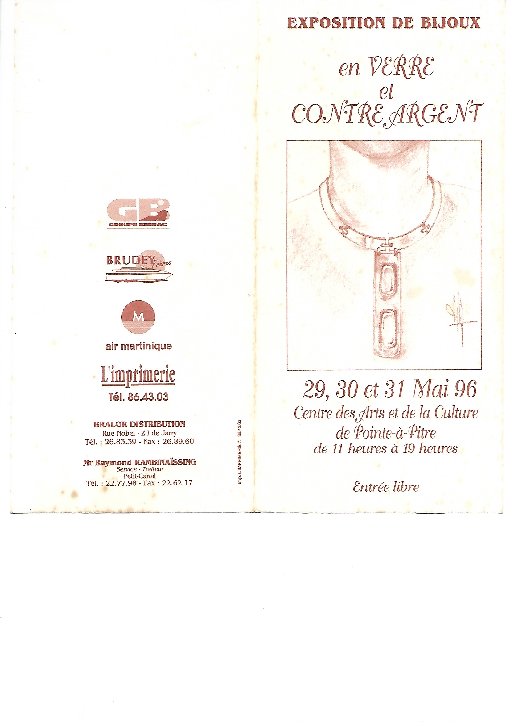 Invitation 1996 verso